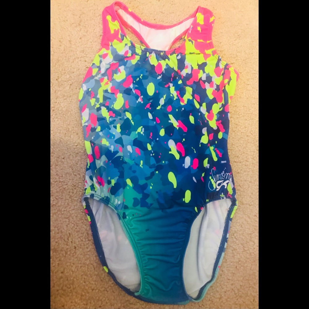 GK Simone Biles Racerback Gymnastics Leotard AXS